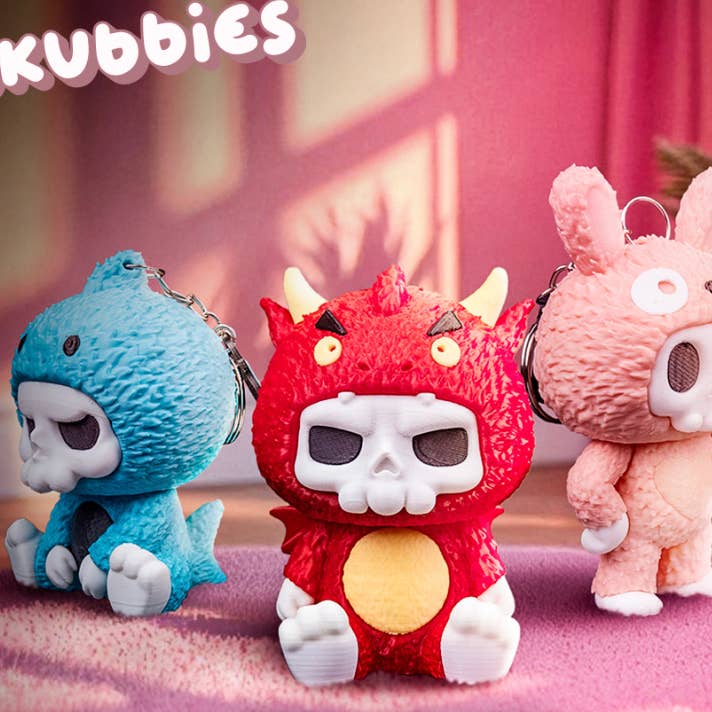 Skubbies 3D-utskrivet leksak eller nyckelring för wholesale av Great American Designs