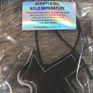 reSCENTit ~ Red Dirt Leather - Wholesale Car Freshener - Unisex - 2P-HAIR ON HIDE reSCENTable CHARMS 17