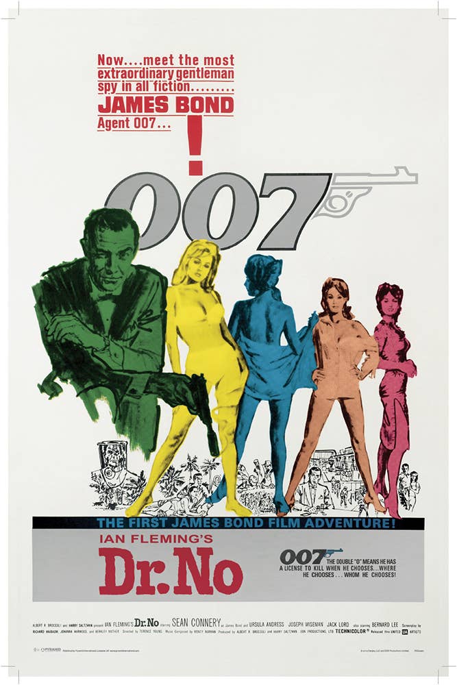 Pyramid America - Wholesale Poster - James Bond - Dr. No - Portrait 11x17 Bag and Boarded Poster0