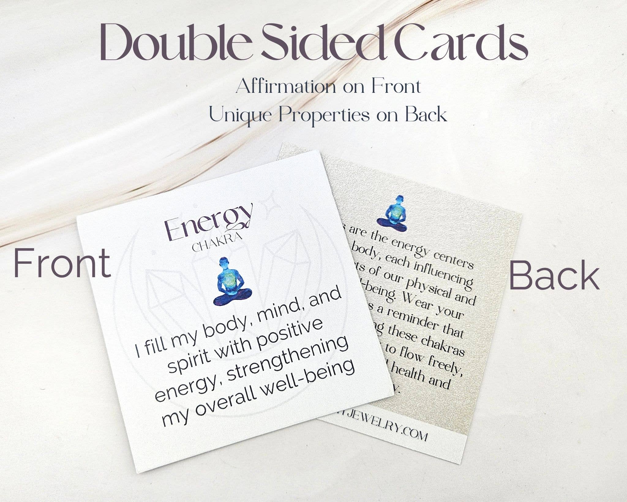 WonderLight Jewelry – Conjunto de ornamentos por atacado – Conjunto de Ornamento Chakra Yoga - Chakra/ Balance9