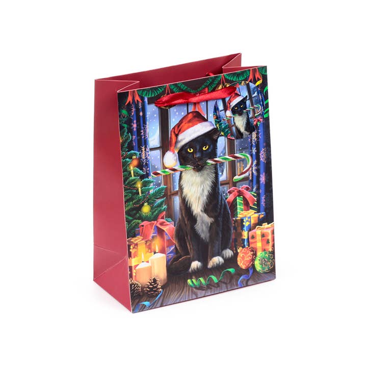 Bolsa de Regalo de Navidad de Krampus para Gato de Lisa Parker Mediana para venta al por mayor de Puckator Ltd