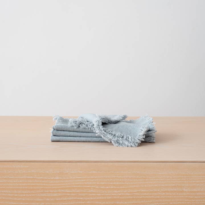 LinenMe - Wholesale Dinner & Cloth Napkin - Hand-Made Linen Napkin Terra Fringe Various 30 Colors22