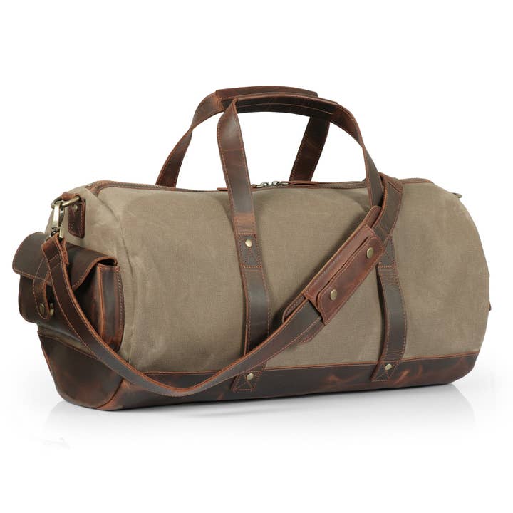Canvas Duffel Bag - Vintage Retro Travel Bag Overnight Bag for wholesale by Londo