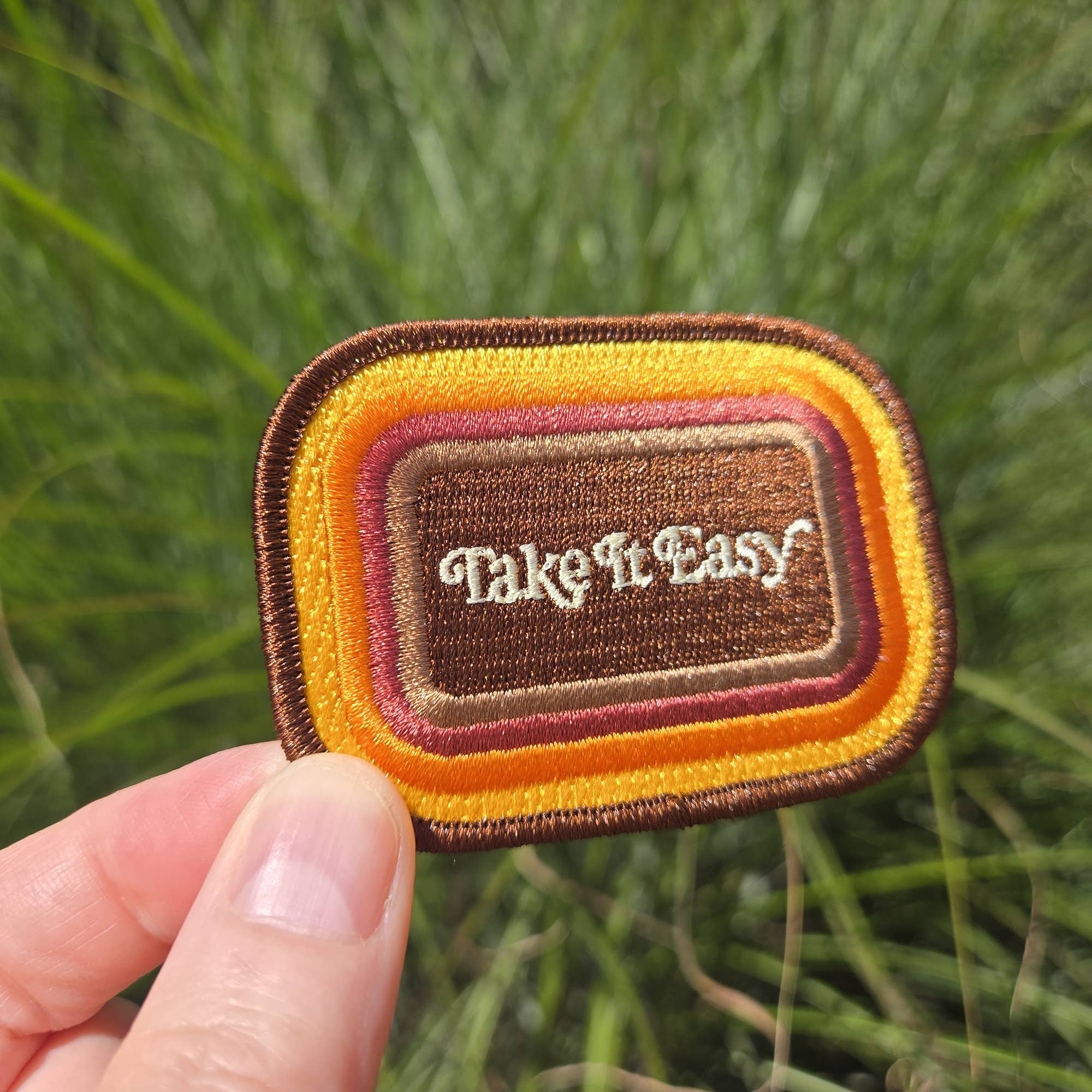 GiGi Thomas Designs - Wholesale Patch - Take It Easy Embroidered Patch2
