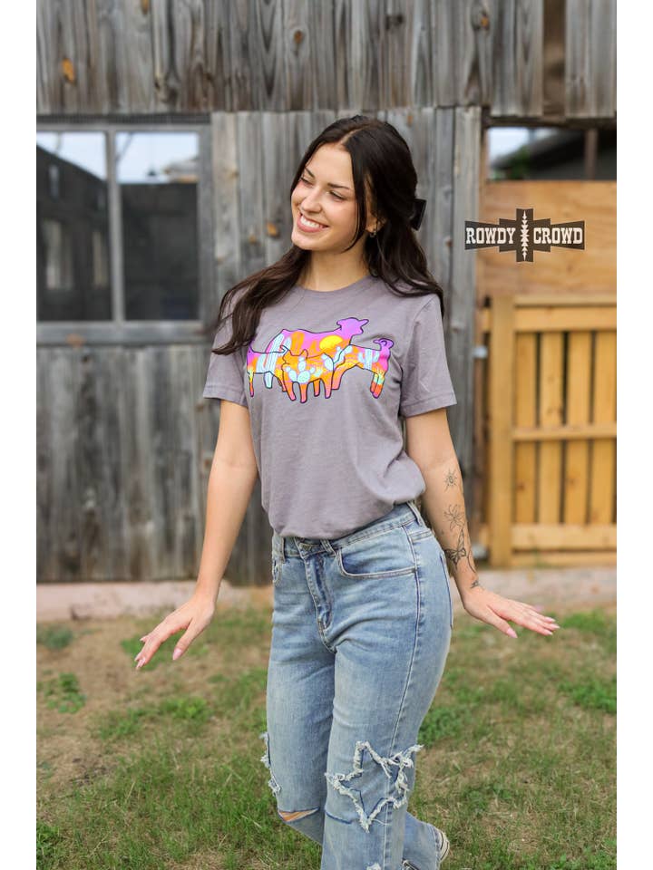 Rowdy Crowd Clothing - Wholesale Screen printed t-shirt – Women′s - Show Time Tee2