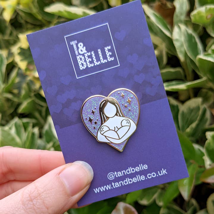 Stillende Vielfache/Zwillinge Emaille Pin Abzeichen für den Großhandel von T & Belle