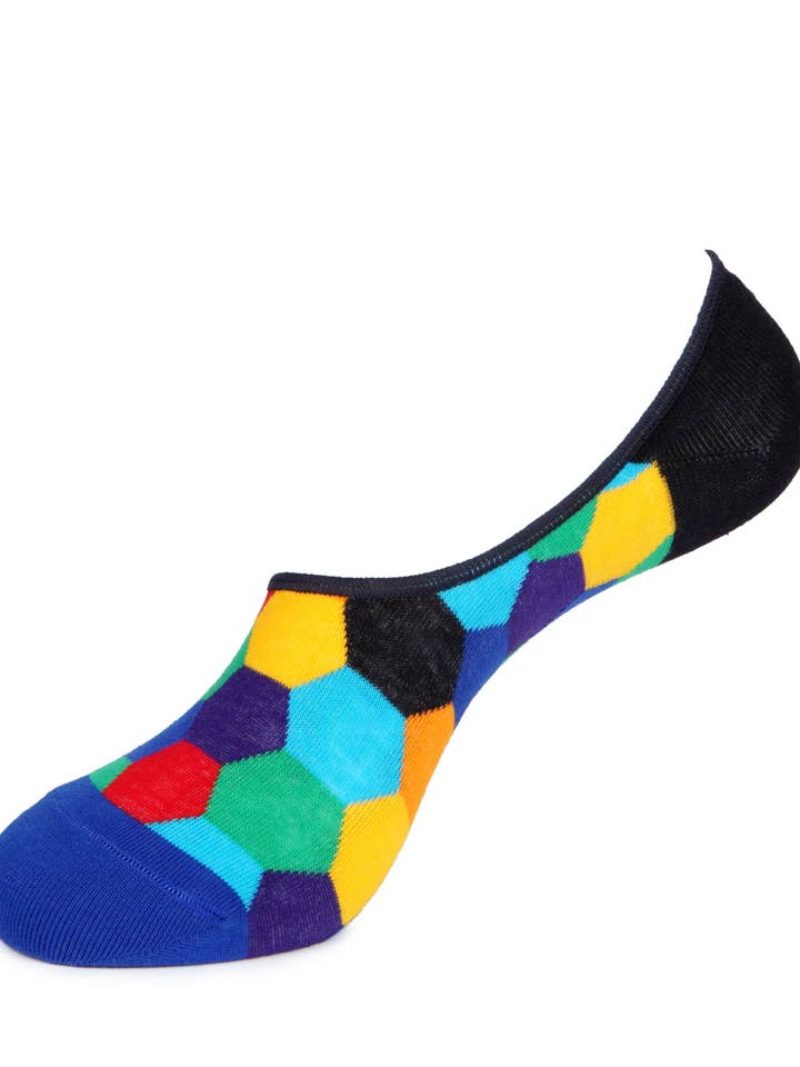 Colored Honeycomb - No Show Socks for wholesale by Unsimply Stitched