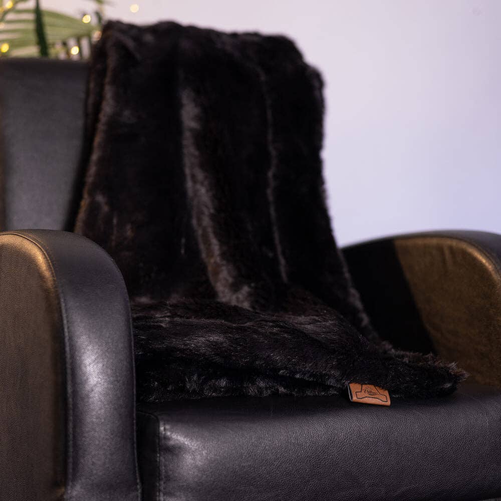 Husband Pillow – Großhandel Überwurfdecke – Ehemann Kissen - Wurfdecke, Exquisite Kunstpelz - Beidseitige Gewichtsdecke 5,7 lbs für Couch, Chaiselongue, Sofas & Stühle. Dicke, schwere seidenweiche Felle (2-farbig, 50"X 60").5