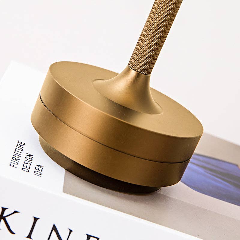 Swift Beacon - Wholesale Accent/Desk Lamp - Gold Rechargeable Touch Table Lamp2