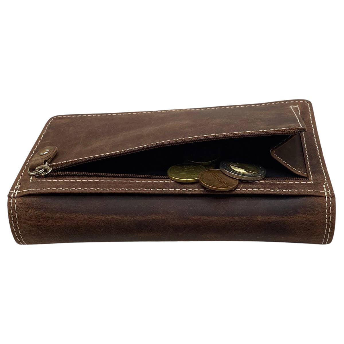 Arrigo – Großhandel Brieftasche – Damen – Damen-Geldbörse aus Büffelleder mit RFID-Schutz4