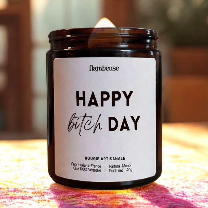 Vela "Happy bitchday" por atacado de Flambeuse