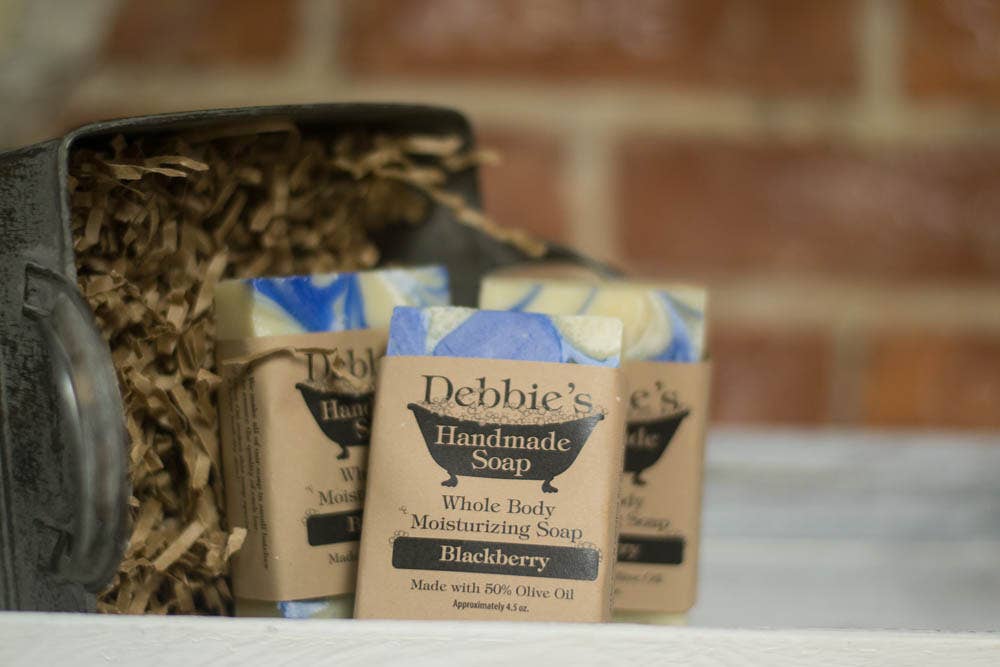 Debbie's Handmade Soap - Wholesale Bar Soap - Blackberry, Handmade Soap, Handmade Olive Oil Bar2