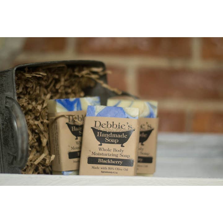 Debbie's Handmade Soap - Wholesale Bar Soap - Blackberry, Handmade Soap, Handmade Olive Oil Bar2