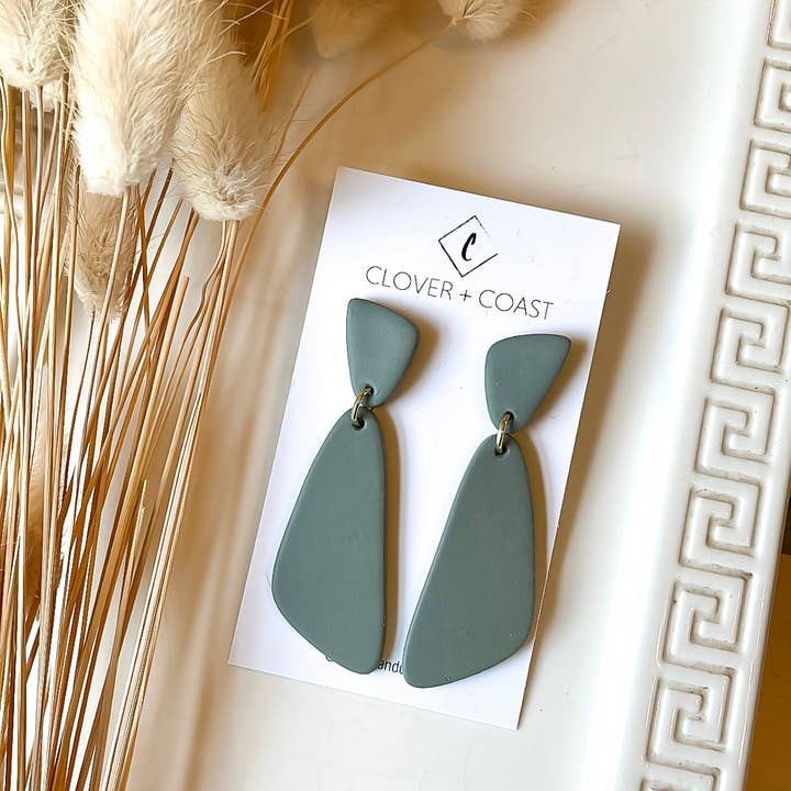 Clover + Coast Designs - Wholesale Dangle Earrings - Madeline - Polymer Clay Dangle1