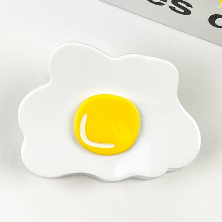 TheDivaSoap - Wholesale Hair Clip - Women's - Fried Egg Hair Clip, Acetate Claw Clip0