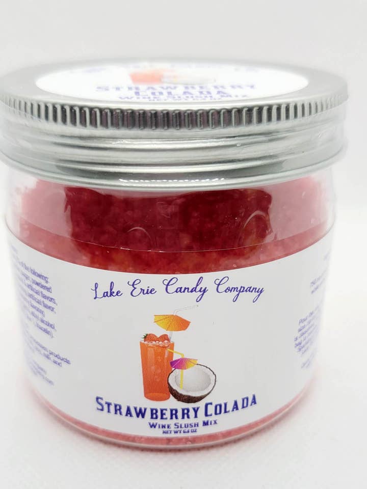 Strawberry Colada Wine Slush Mix for wholesale by Lake Erie Candy Company