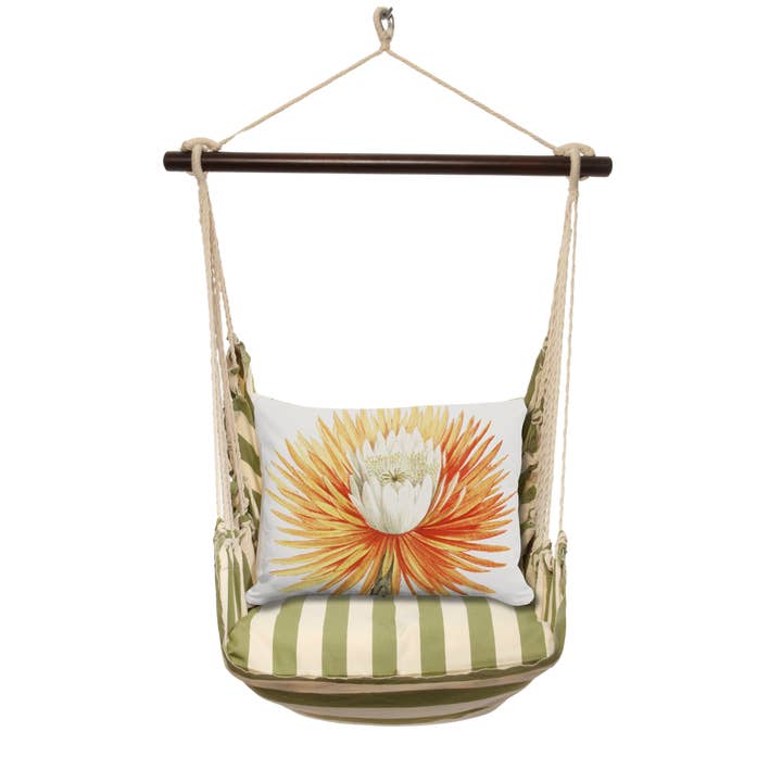 Magnolia Casual - Wholesale Swing Set - Hammock Swing 4-Piece Set indoor / outdoor - Summer Palms5