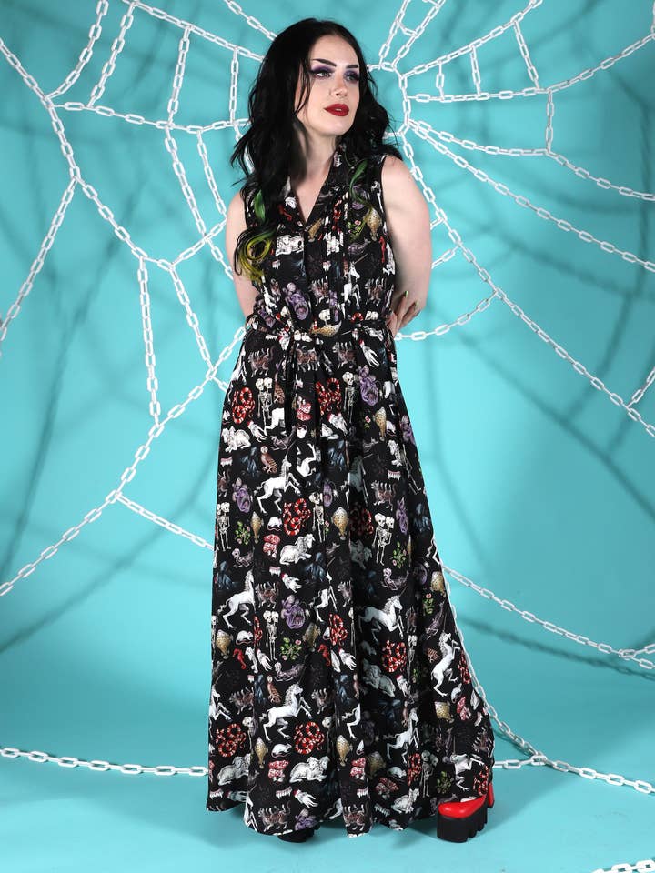 Freak of Nature Maxi Dress (Pre-Order) for wholesale by Pretty Snake