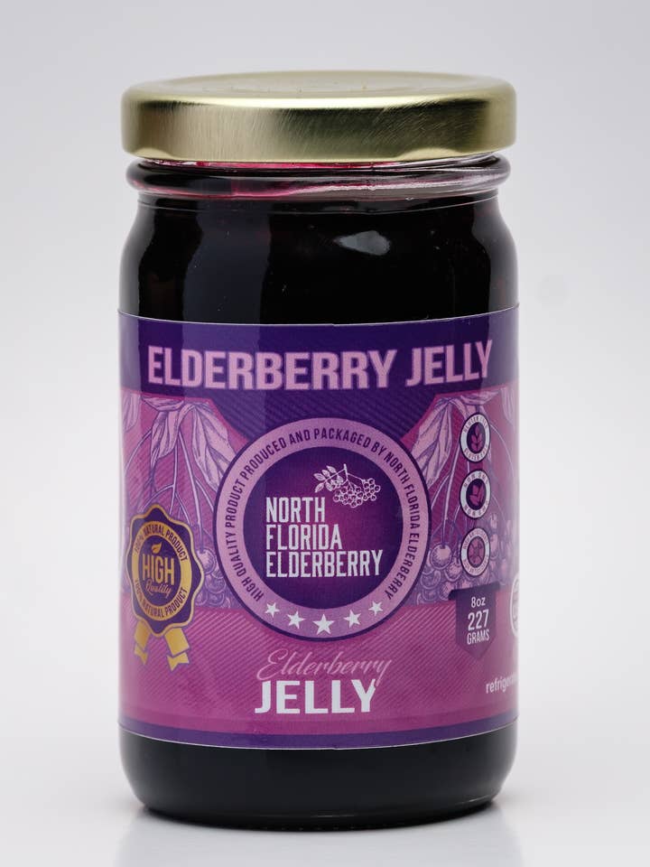 Elderberry Jelly for wholesale by North Florida Elderberry