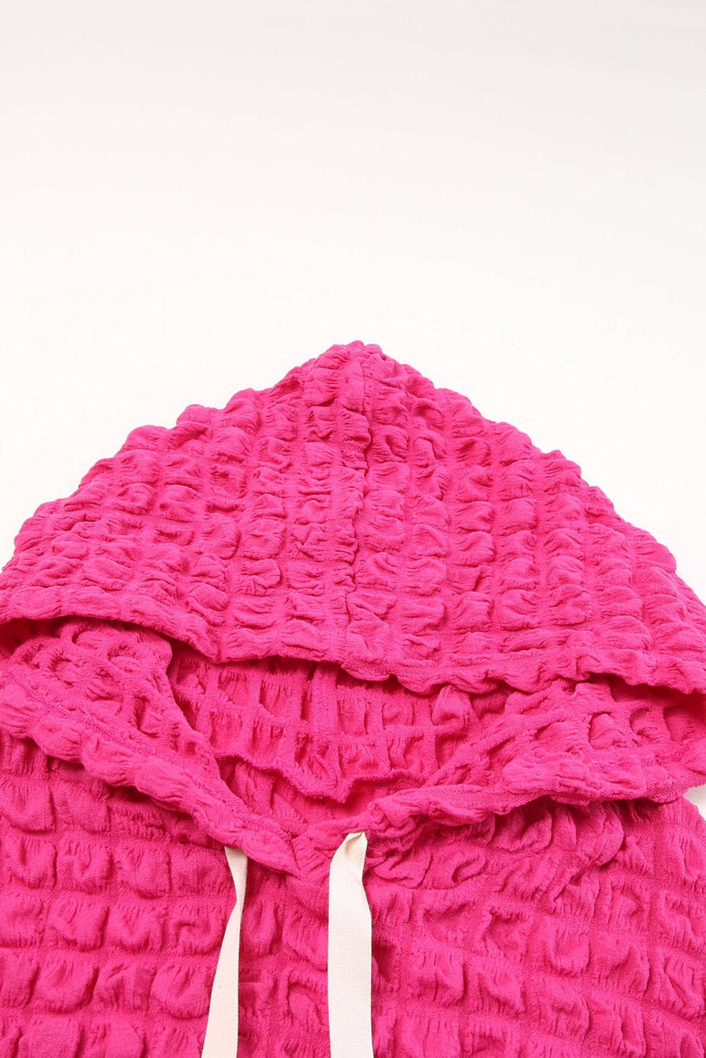 Lovesoft - Vente Sweat à capuche – femme - Sweat à capuche gaufré texturé à bulles8