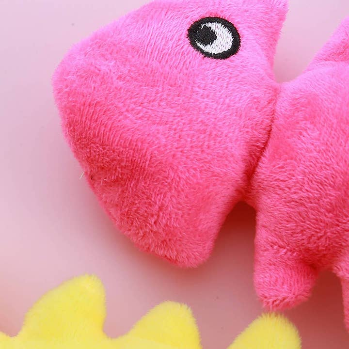 PAWPAWwholesale - Wholesale Pet Toy - Cat - Plush Fishbone Toy, Fun Chew for Cats & Dogs_CWMM54844