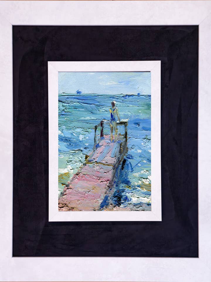 Coastal Life I with White Terra Cotta and Fabric for wholesale by The Brightener Group