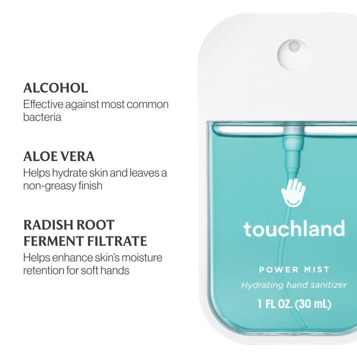Touchland - Wholesale Hand Sanitizer - Blue Sandalwood Power Mist Hydrating Hand Sanitizer2