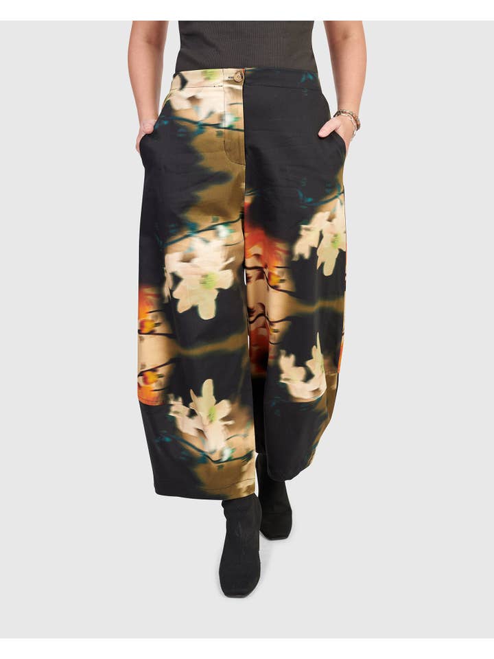 Mignonette Wide Leg Pants, Floral for wholesale on Faire