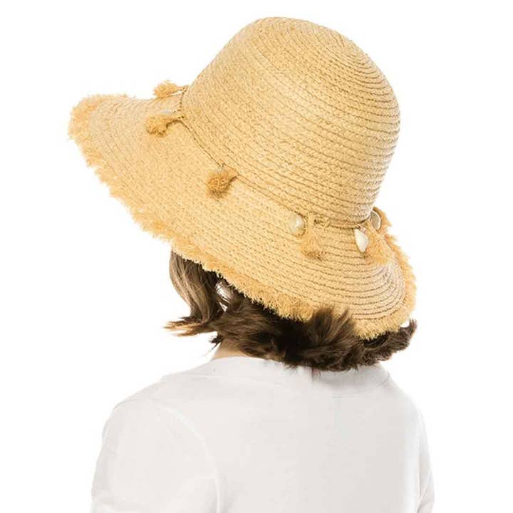Raffia straw bucket hat Fringe and straw tie with cowrie se and other Purchase Wholesale raffia bucket hat. Free Returns & Net 60 Terms on Faire trending on Faire.