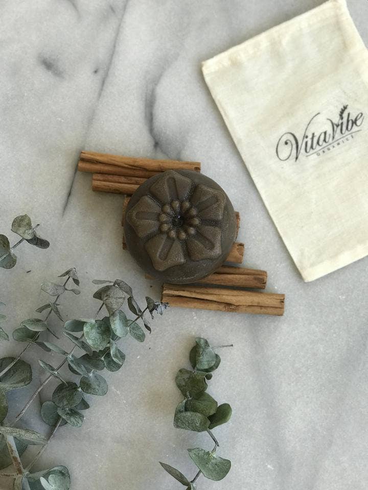 Vita Vibe Organics - Wholesale Shampoo Puck/Solid Shampoo - Cinnabar Shampoo1