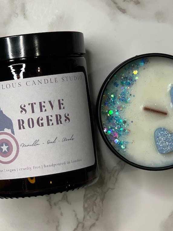 Vela Steve Rogers por atacado de Marvelous Candle Studio