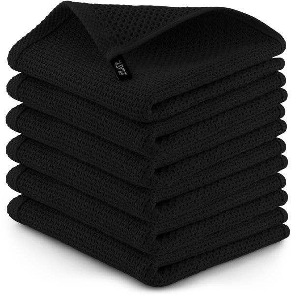 Zulay Kitchen - Wholesale Dishcloth - Waffle Weave Dish Towels – 12"x12" 6-Pack27