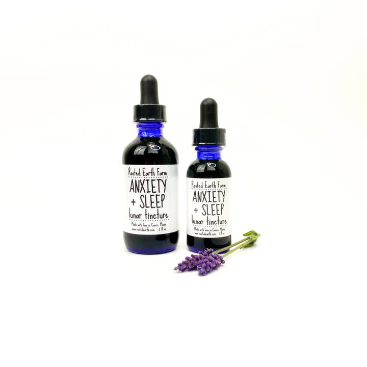 Rooted Earth Farm + Apothecary - Wholesale Tincture - Anxiety and Sleep Tincture - 2 Size Options