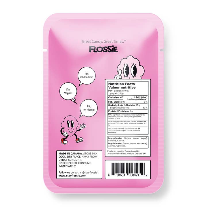 Flossie – wholesale Cotton candy – Pink Vanilla Cotton Candy