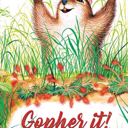 Laughing Elephant - Wholesale Birthday Card - Happy Gopher - Birthday Card1