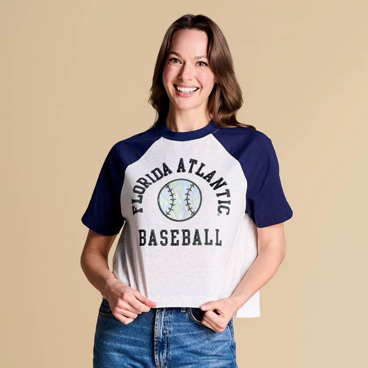 La camiseta de lentejuelas Dugout | Florida Atlantic para venta al por mayor de Stewart Simmons