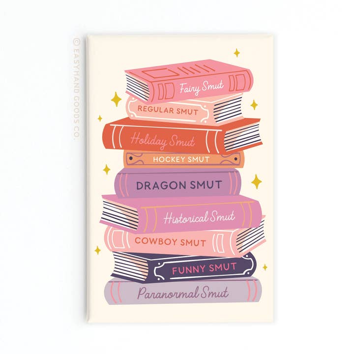 Smut Book Stack Kühlschrankmagnet für den Großhandel von Easyhand Goods – formerly Onderkast