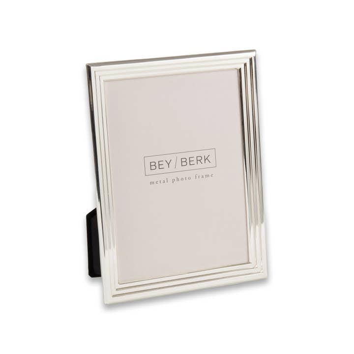 BeyBerk International - Wholesale Picture Frame - Lance Silver Plated Picture Frame