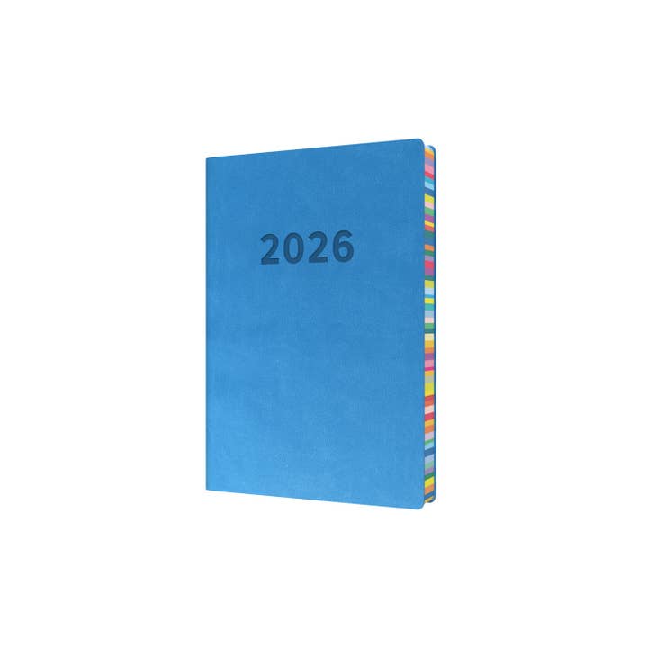 Collins Debden - Wholesale Planner - Edge Rainbow - A5 Day-To-Page Diary - 2026 Calendar Year Planner5