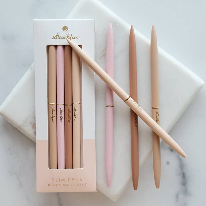 Idlewild Co. - Wholesale Pen - Slim Pens Set of Four | Spectrum Nude Blush1