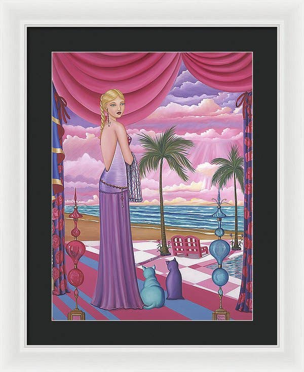 Sharon Tatem Fashion LLC - Wholesale Art Print - Melissa - Framed Print23