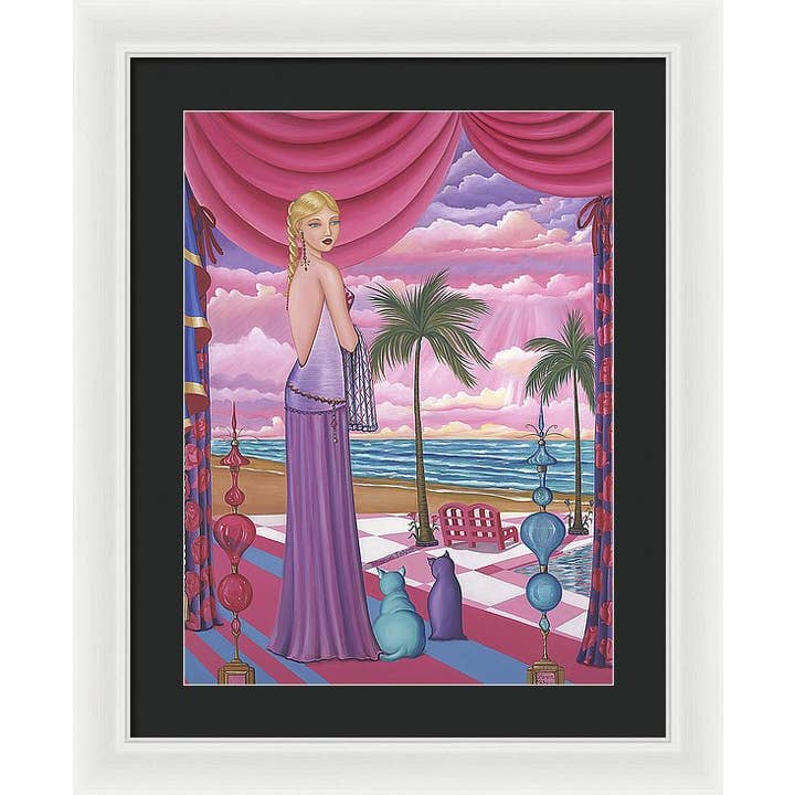 Sharon Tatem Fashion LLC - Wholesale Art Print - Melissa - Framed Print23