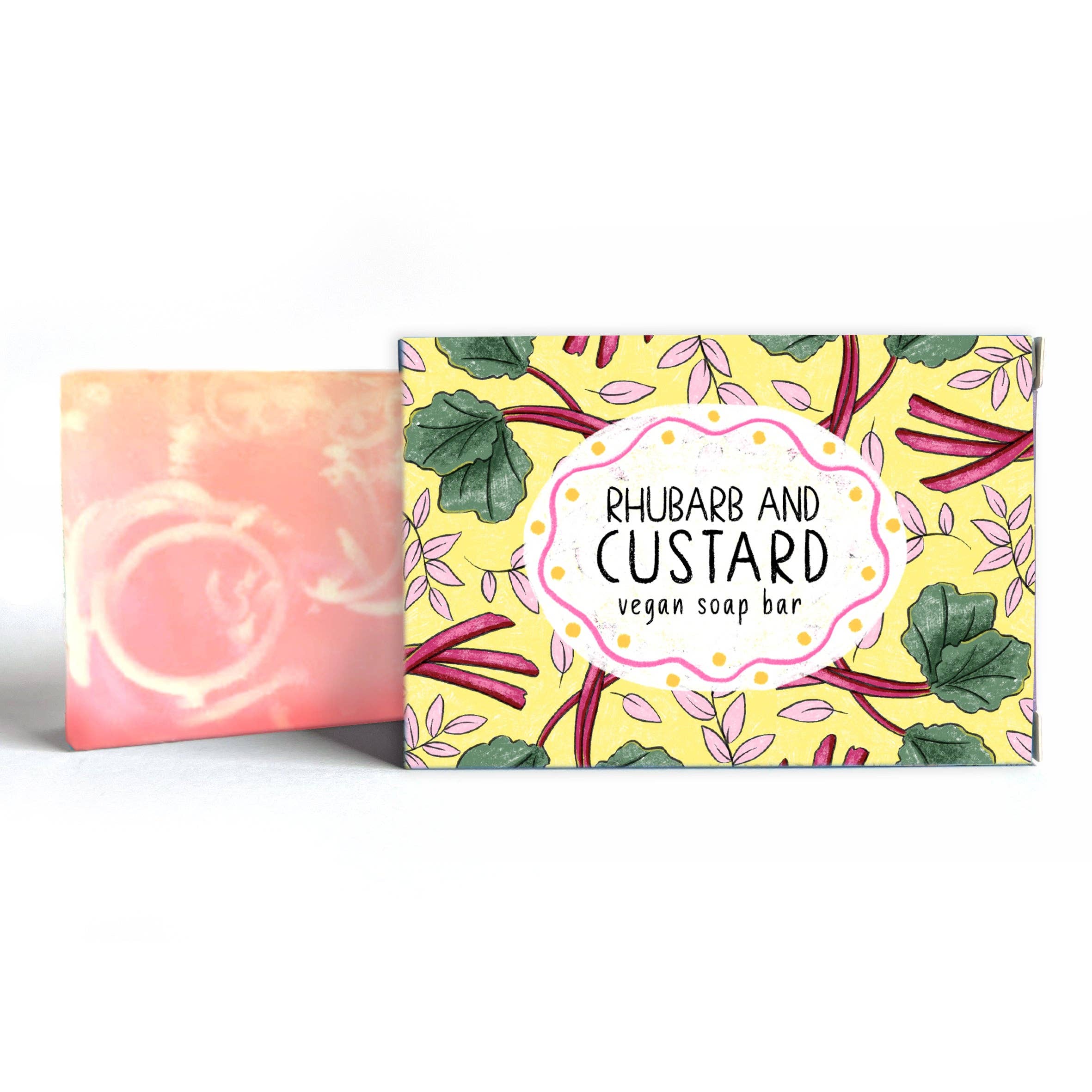 Neon Magpie – wholesale Bar Soap – Rhubarb and Custard Soap0