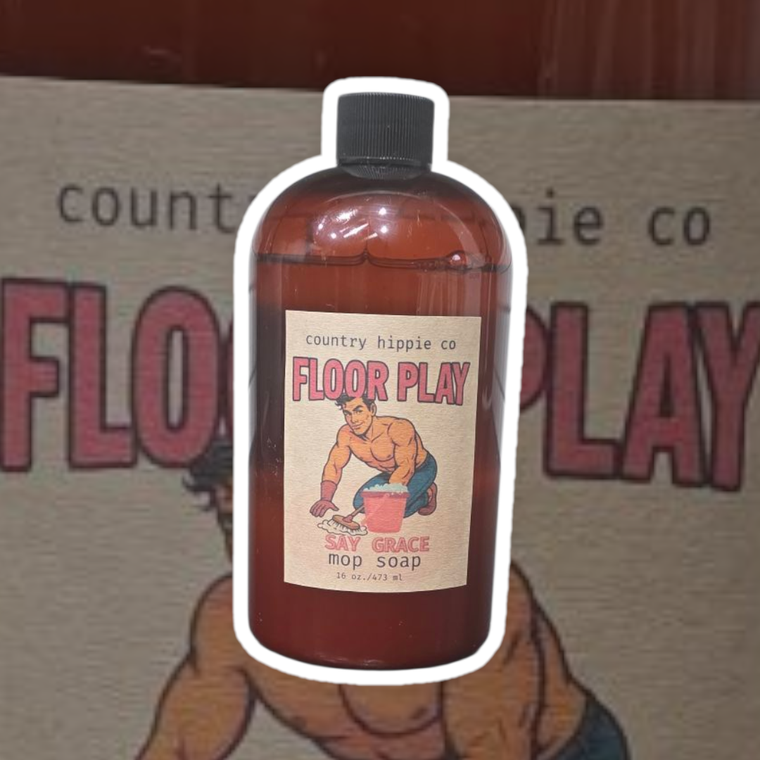 Country Hippie Co. - Wholesale Multi-Surface Cleaner - FLOOR PLAY Mop Soap 16 oz.3