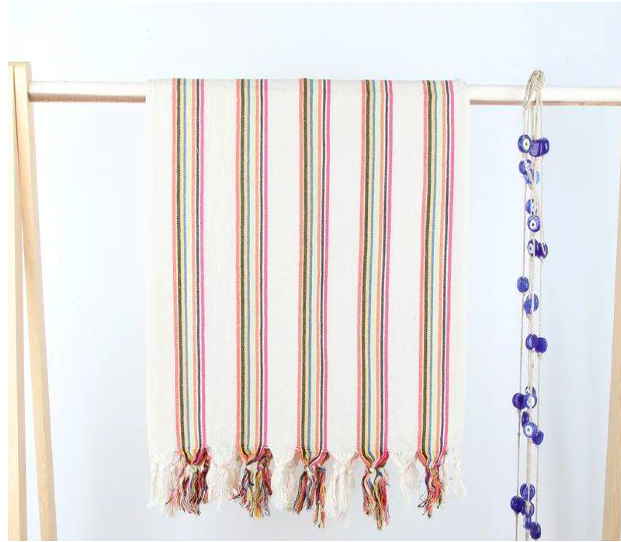 Buld&Co. - Wholesale Beach Towel - Turkish Beach Towel, Rainbow Colorful Pareo, Version-21