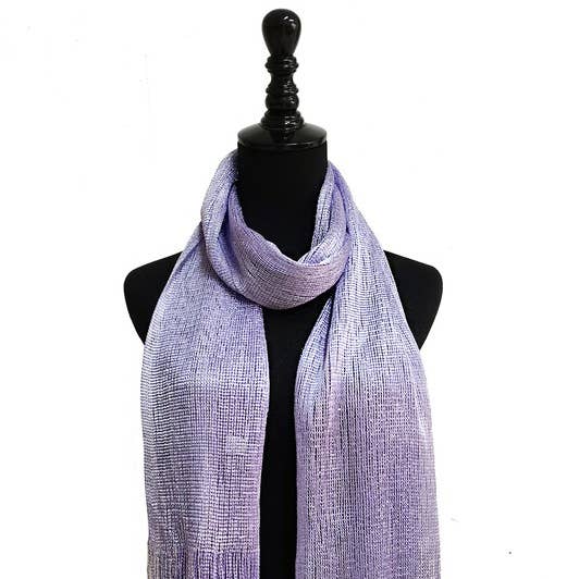 Metallic Scarves MS1911B (12pc) for wholesale by TAPA fashion