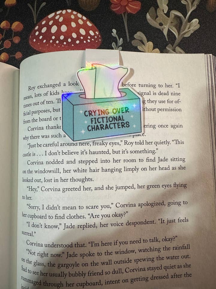 Marque-page magnétique pleurant pour la vente par Brinnvill Books