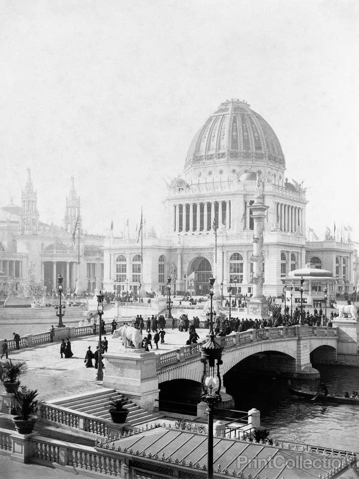 Exposition Grounds, Esposizione mondiale colombiana, Chicago per la vendita all'ingrosso da parte di Print Collection