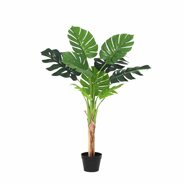 Monstera Deliciosa Kunstplant 120cm – Grote Vensterblad Decoratieplant – Onderhoudsvrije Kamerplant voor Woonkamer Kantoor & Ontvangstruimte voor wholesale door Oasis of Life