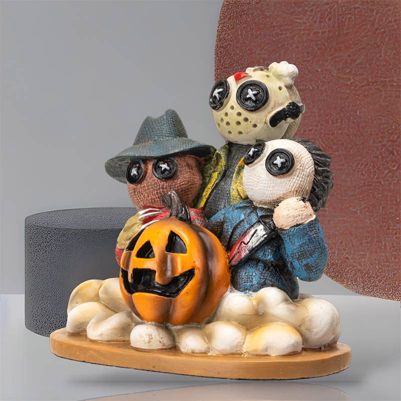 Pacific Trading - Wholesale Decorative Figurine - Pinheads Monster Halloween Horror Cast5